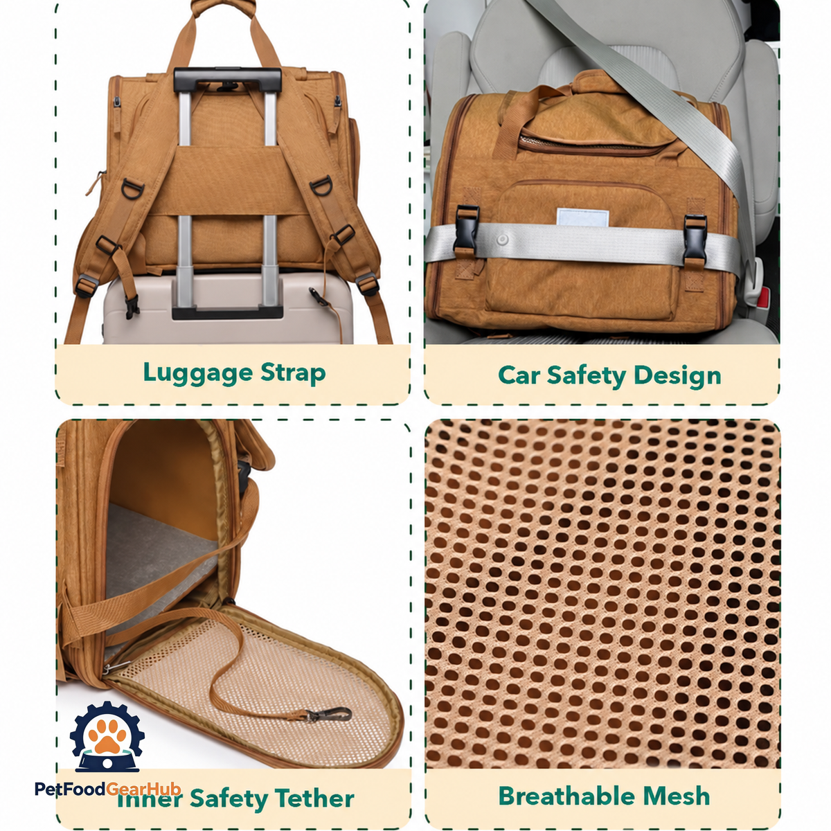Features of Expandable Cat Backpack | PetFoodGearHub