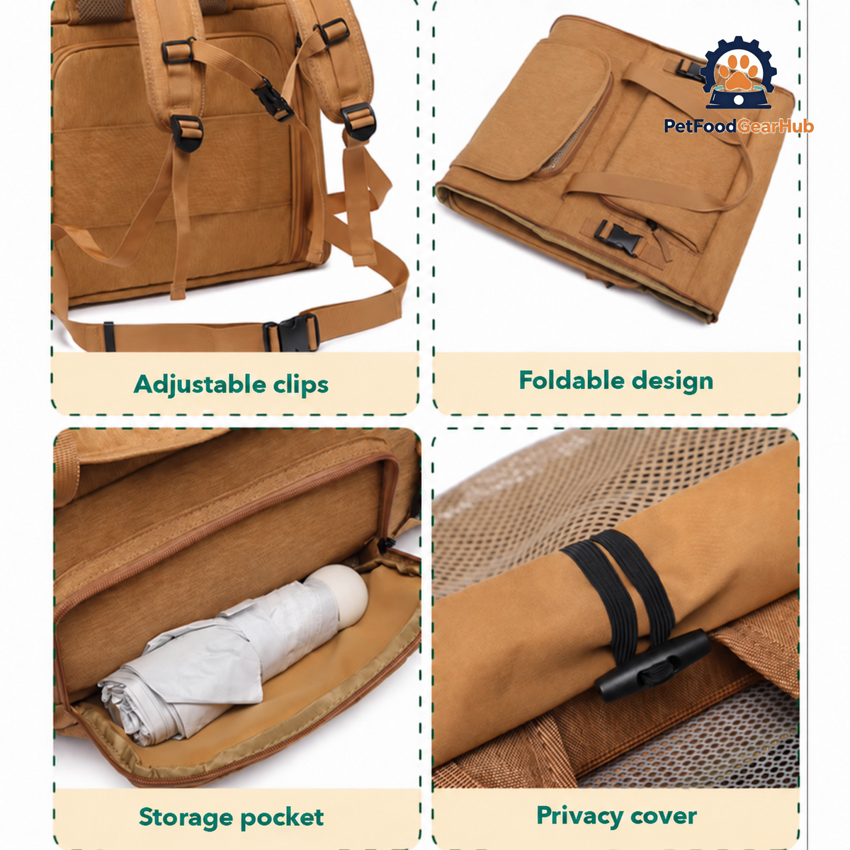 Features of Expandable Cat Backpack | PetFoodGearHub