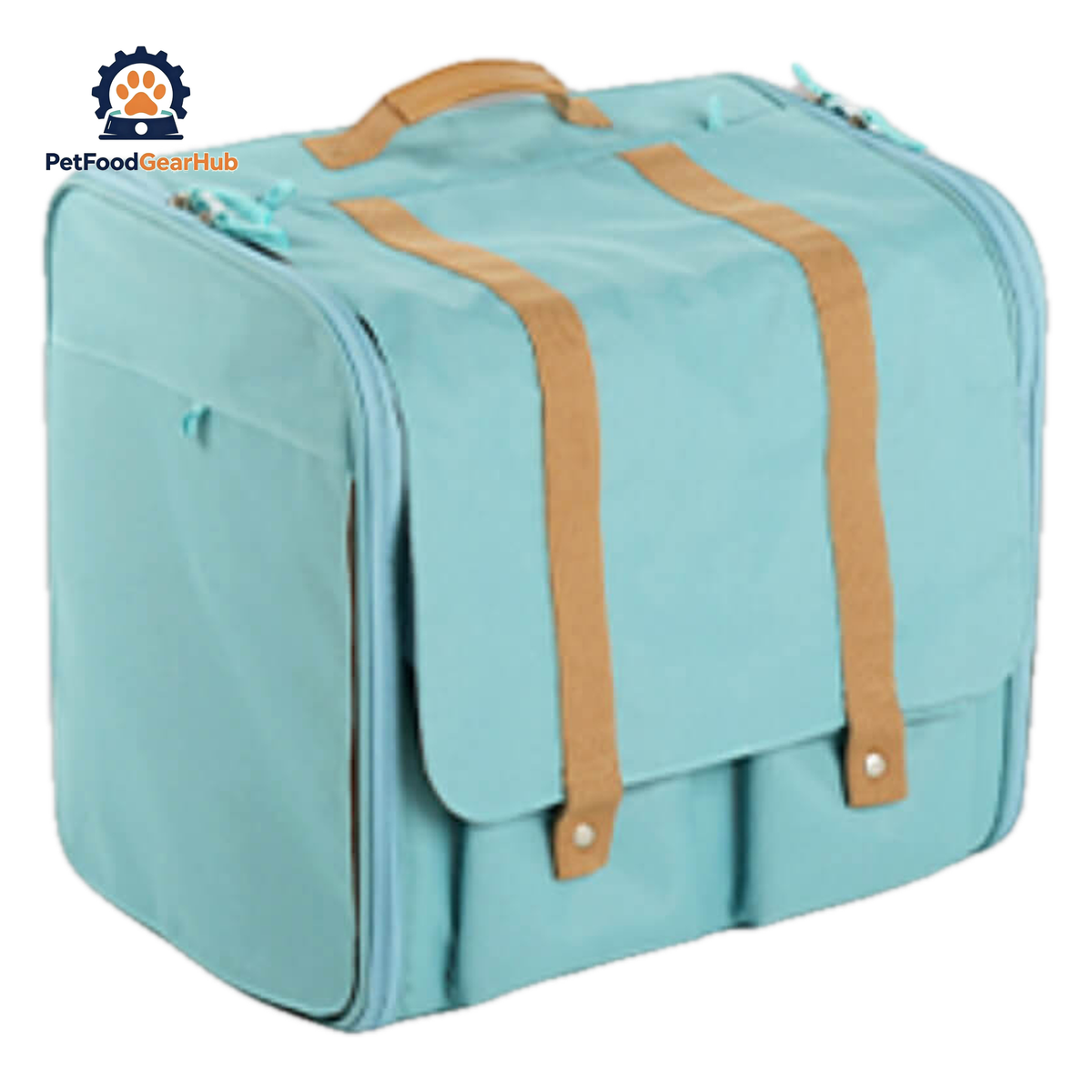 PetFoodGearHub Collapsible Blue Cat Backpack |  PetFoodGearHub