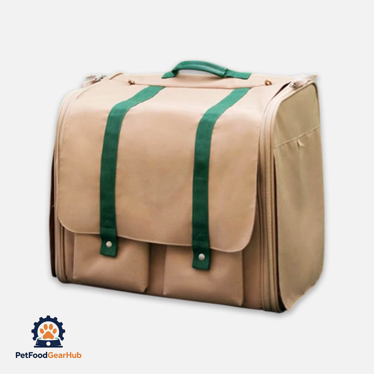 PetFoodGearHub Collapsible Brown Cat Backpack |  PetFoodGearHub