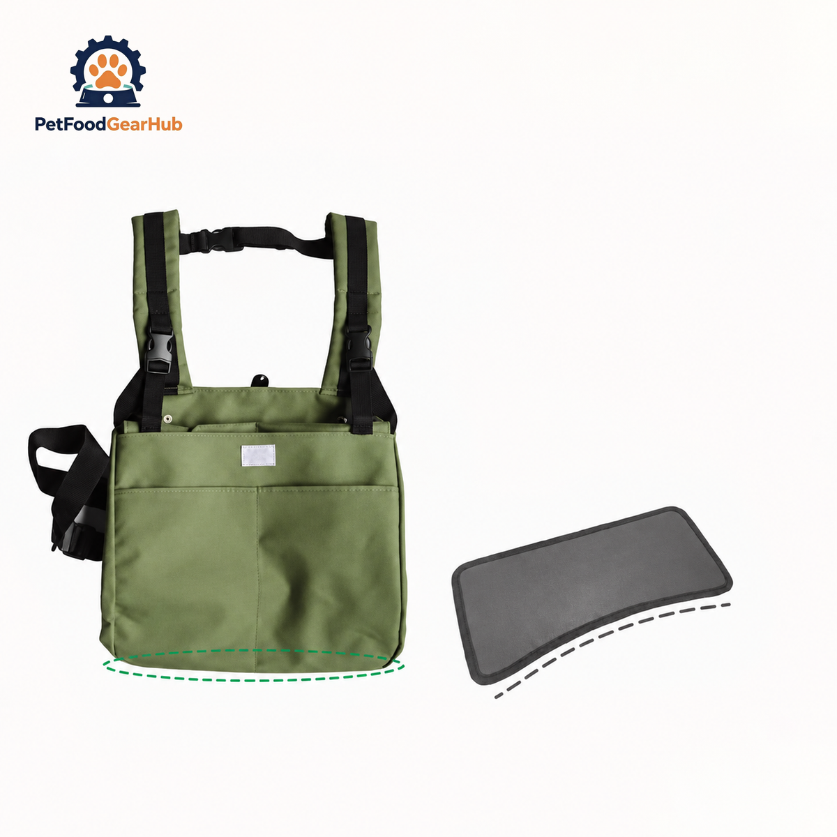 Internal Bottom Plate For Extra Comfort In The Cuddle Carrier Backpack | PetFoodGearHub