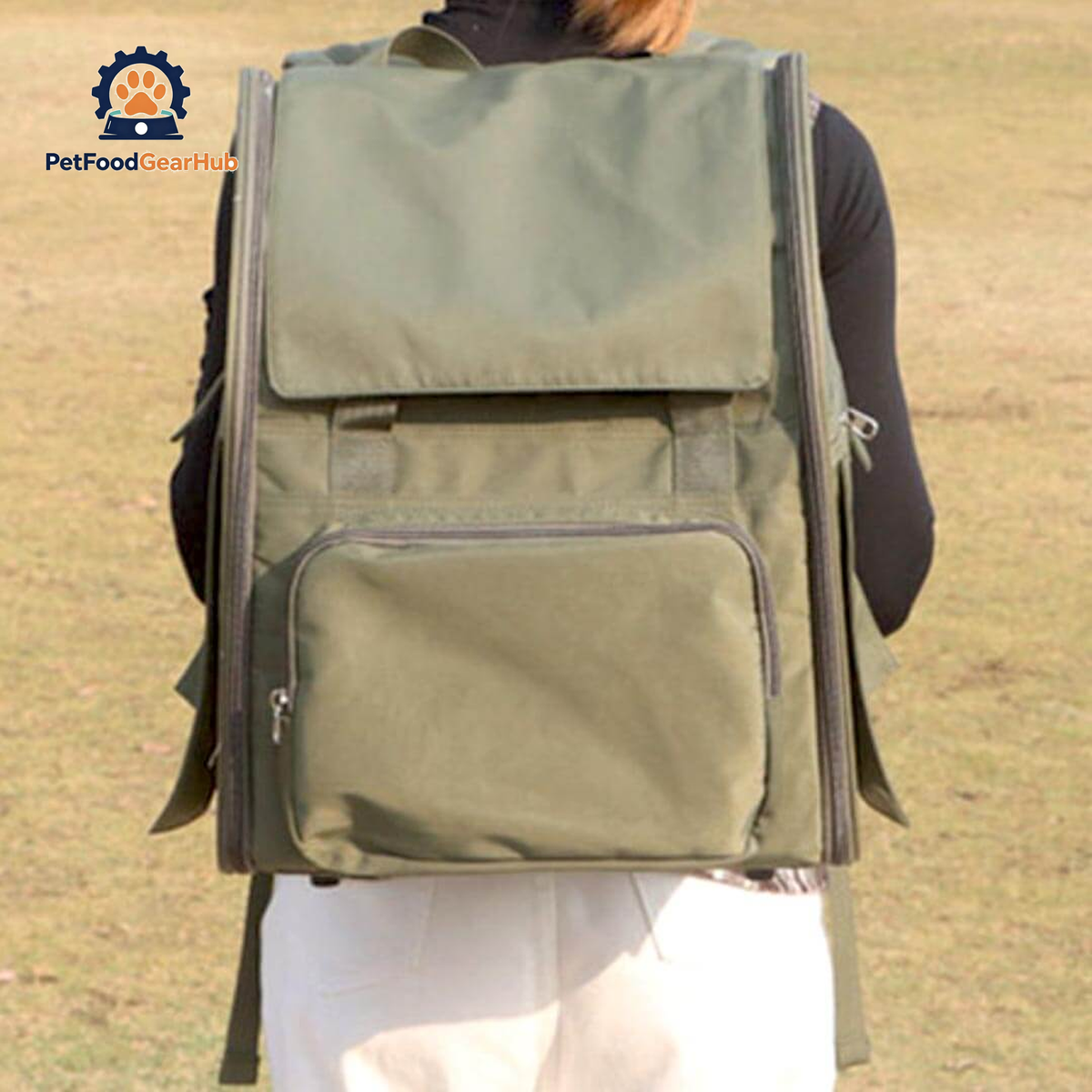 Top Loading Cat Backpack for Large Cats | Cat Carrier for Chubby Kitties | PetFoodGearHub