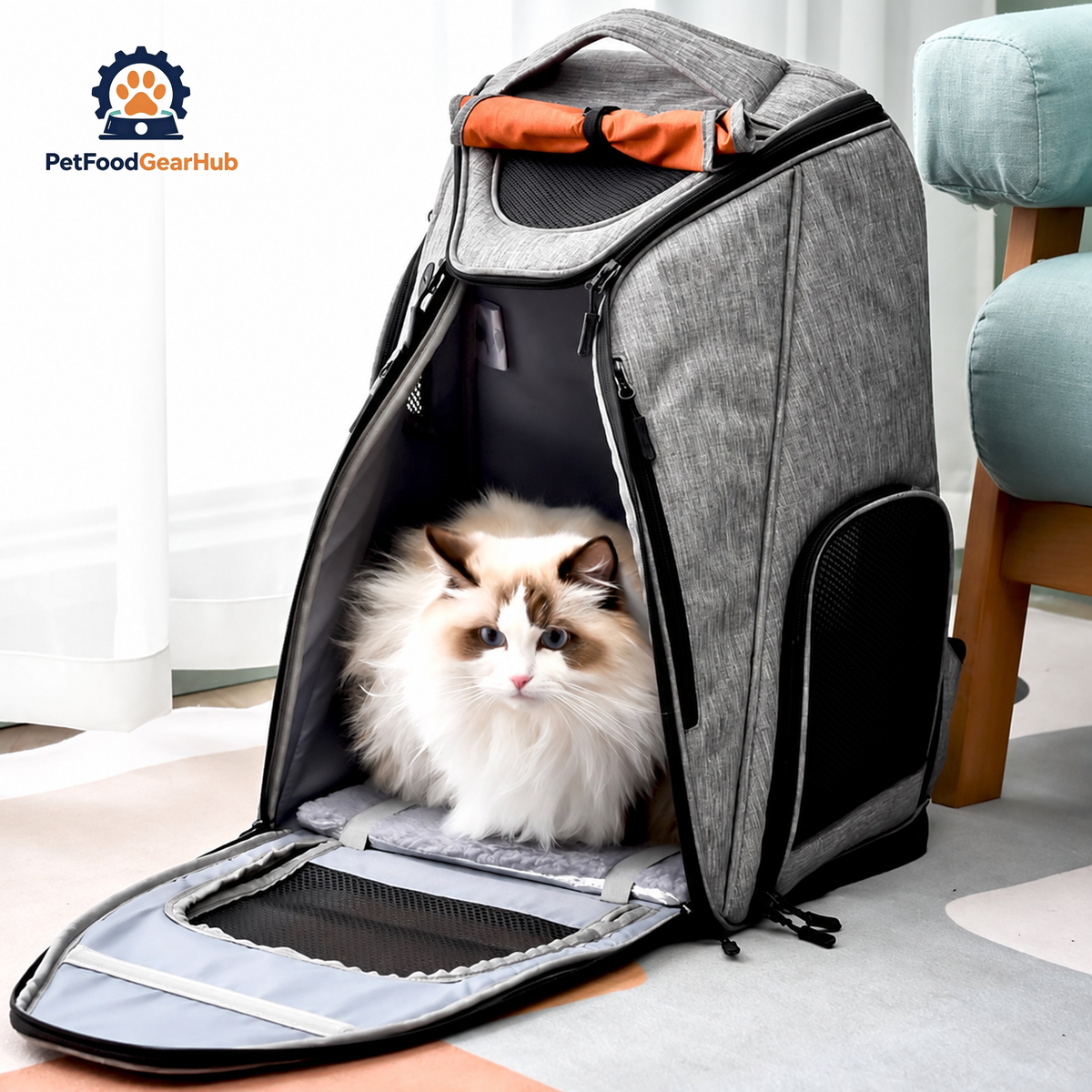 Urban Wanderer Cat Backpack for Carrying Cat | Cat in Backpack | PetFoodGearHub