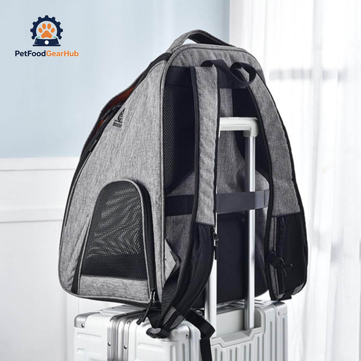Urban Wanderer Cat Backpack | Carry-On Cat Traveling Backpack | PetFoodGearHub