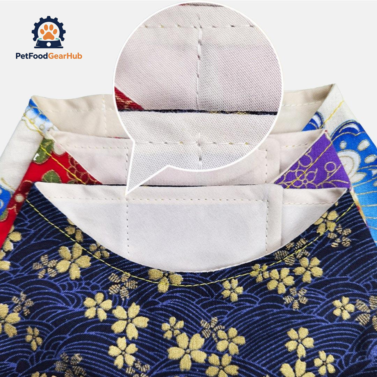Detailed View of Kimono Harness Velcro Straps | PetFoodGearHub