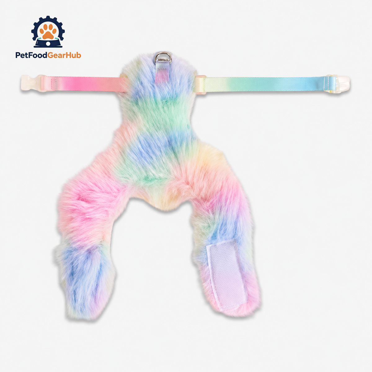 H-Style Colorful Faux Fur Cat Harness & Leash for Walking Cats | PetFoodGearHub