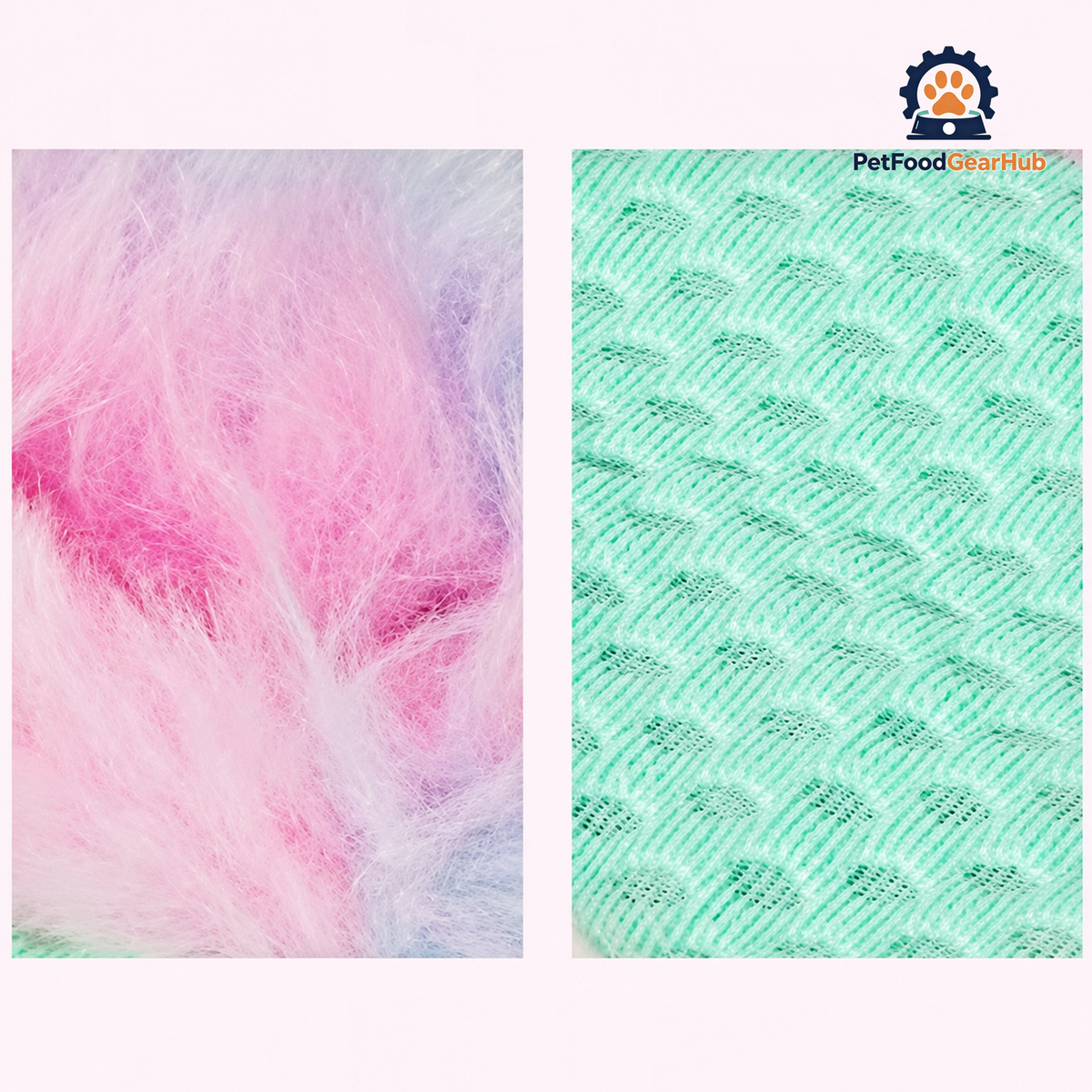 H-Style Colorful Faux Fur Cat Harness | PetFoodGearHub