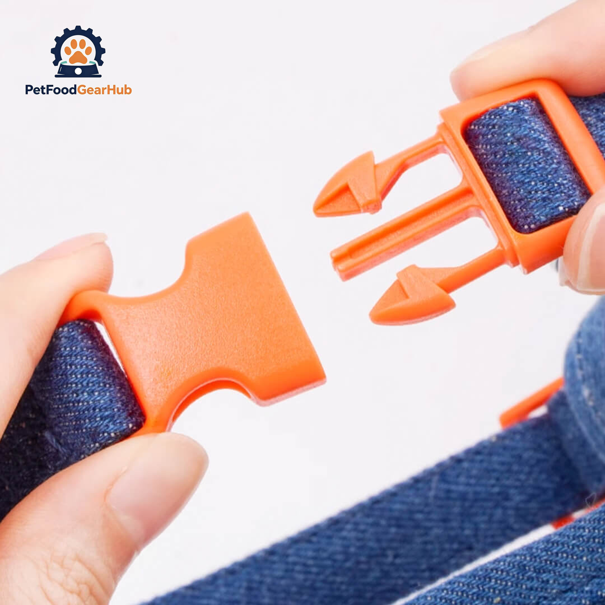 PetFoodGearHub Indigo Cat Harness & Leash Set | Denim Harness for Cats & Kittens | PetFoodGearHub