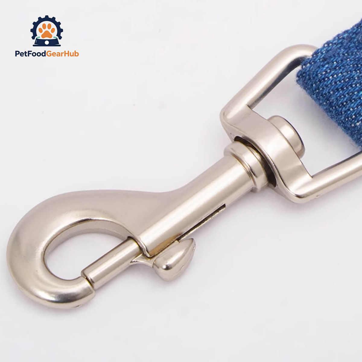 PetFoodGearHub Indigo Cat Harness & Leash Set | Denim Harness for Cats & Kittens | PetFoodGearHub