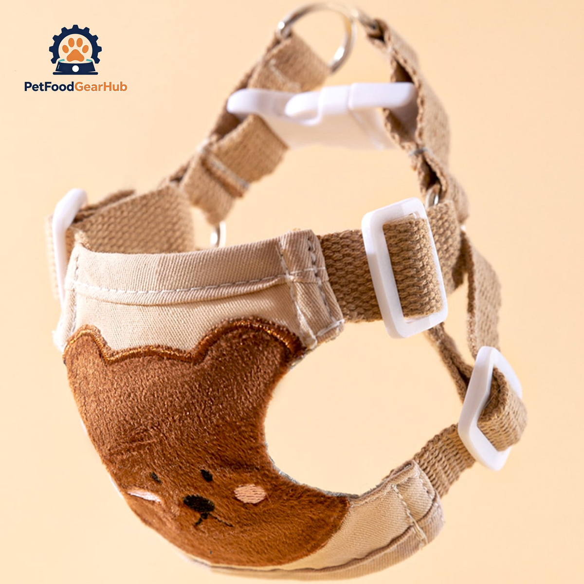 Lolly Brown Vest Harness & Leash Set for Kittens & Cats | PetFoodGearHub