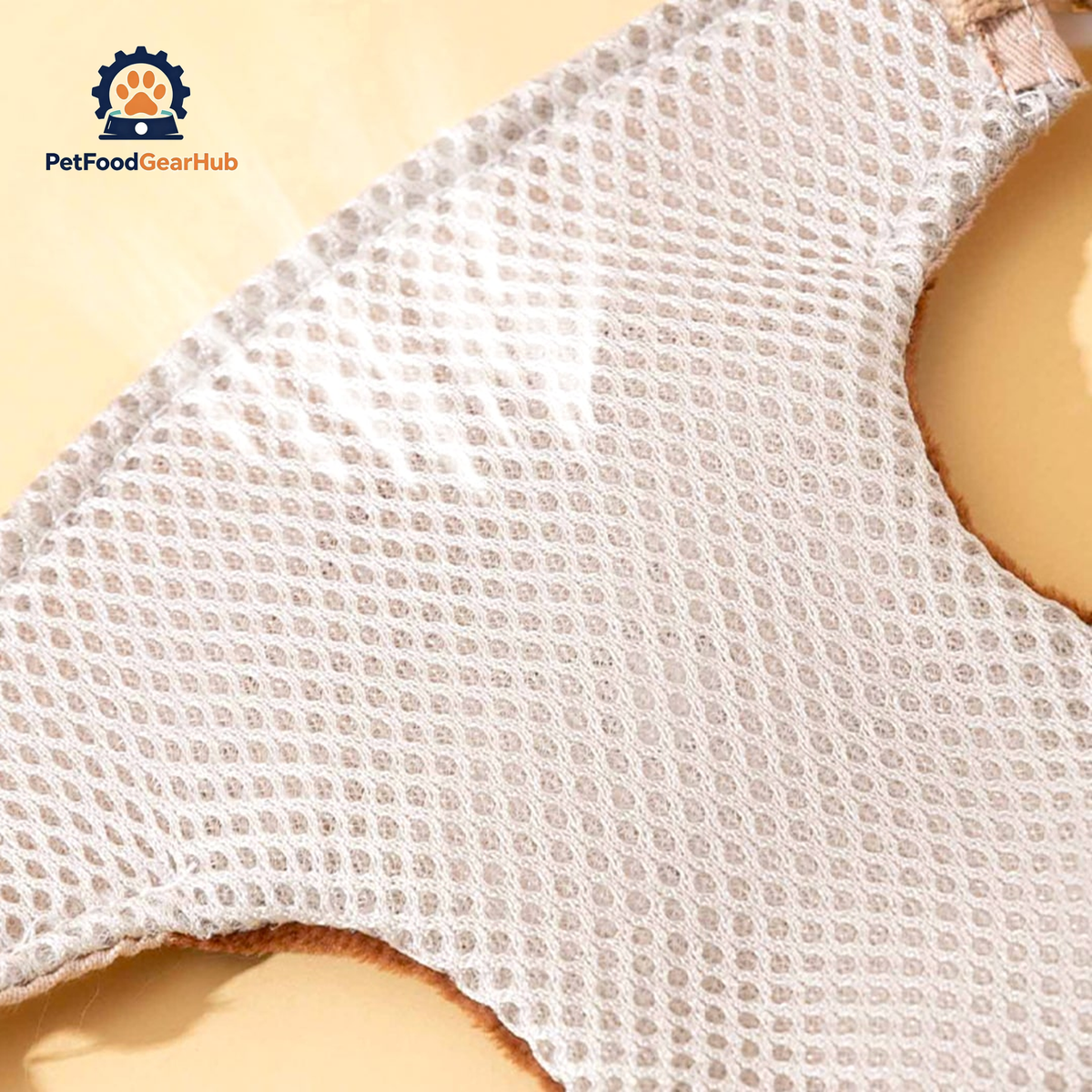 Breathable Mesh Material On Lolly Cat Harness | PetFoodGearHub