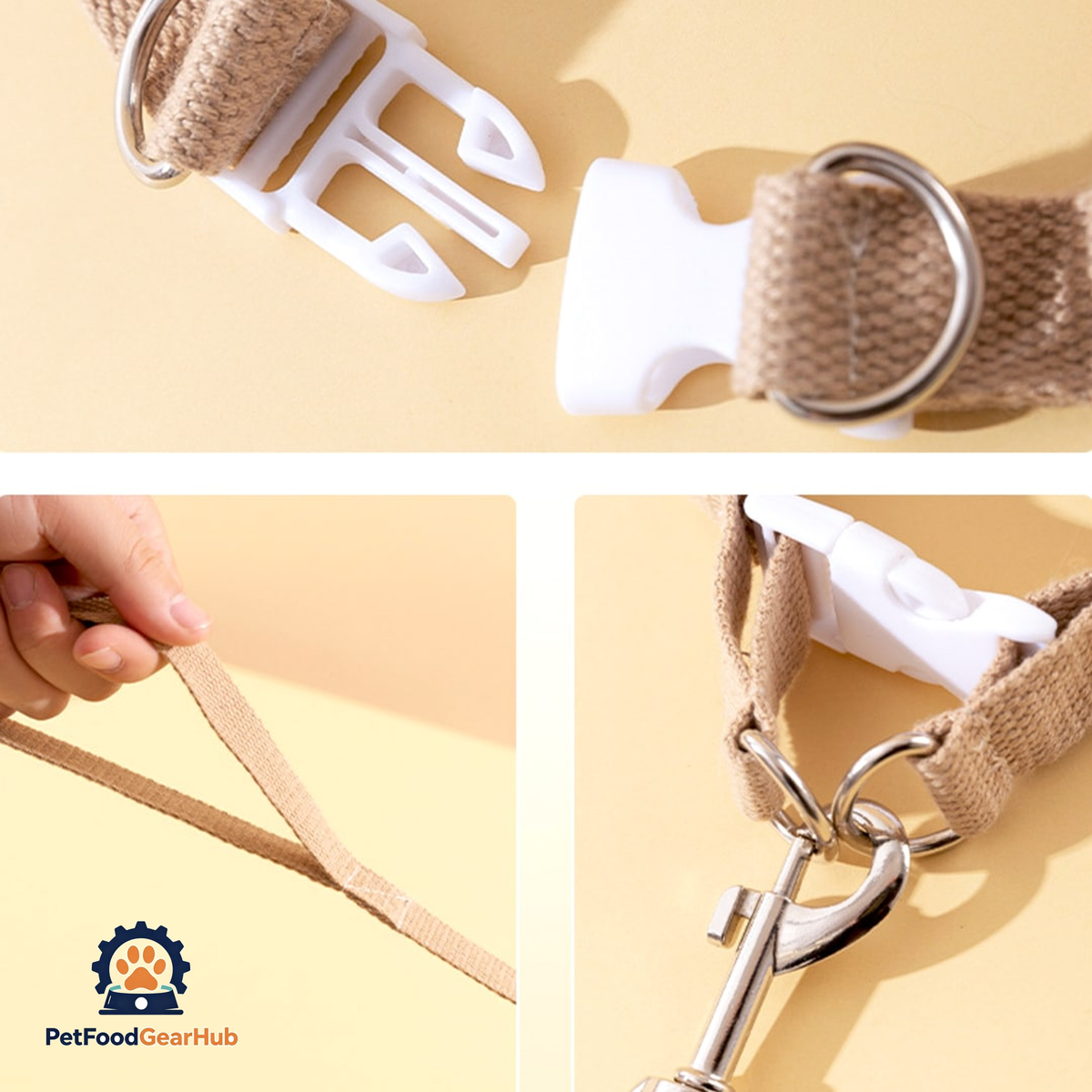 Adjustable Straps And Buckle Closure On Lolly Cat Harness | PetFoodGearHub