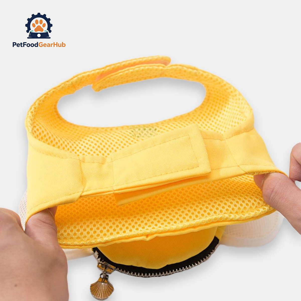 Honeybee Cat Harness Showing Adjustable Fit and Velcro Closure | PetFoodGearHub