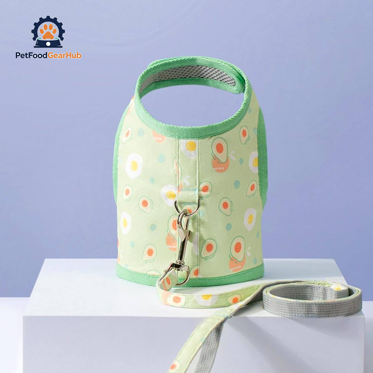 Nova Cat Harness & Leash Set in Green | PetFoodGearHub