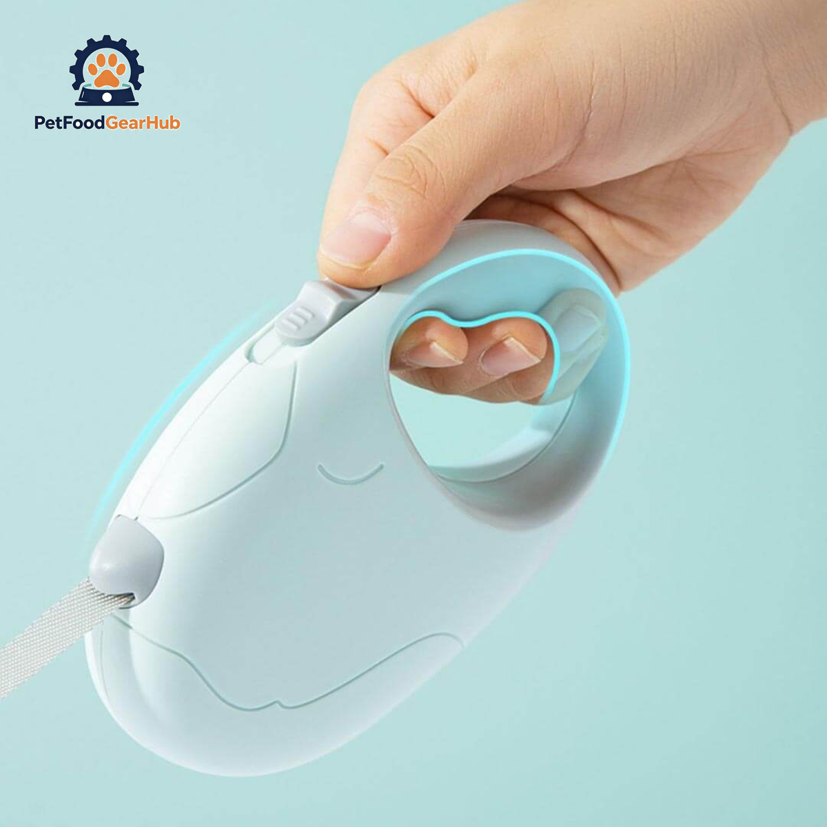 Luna Retractable Cat Leash With Non-Slip Comfort Grip | PetFoodGearHub