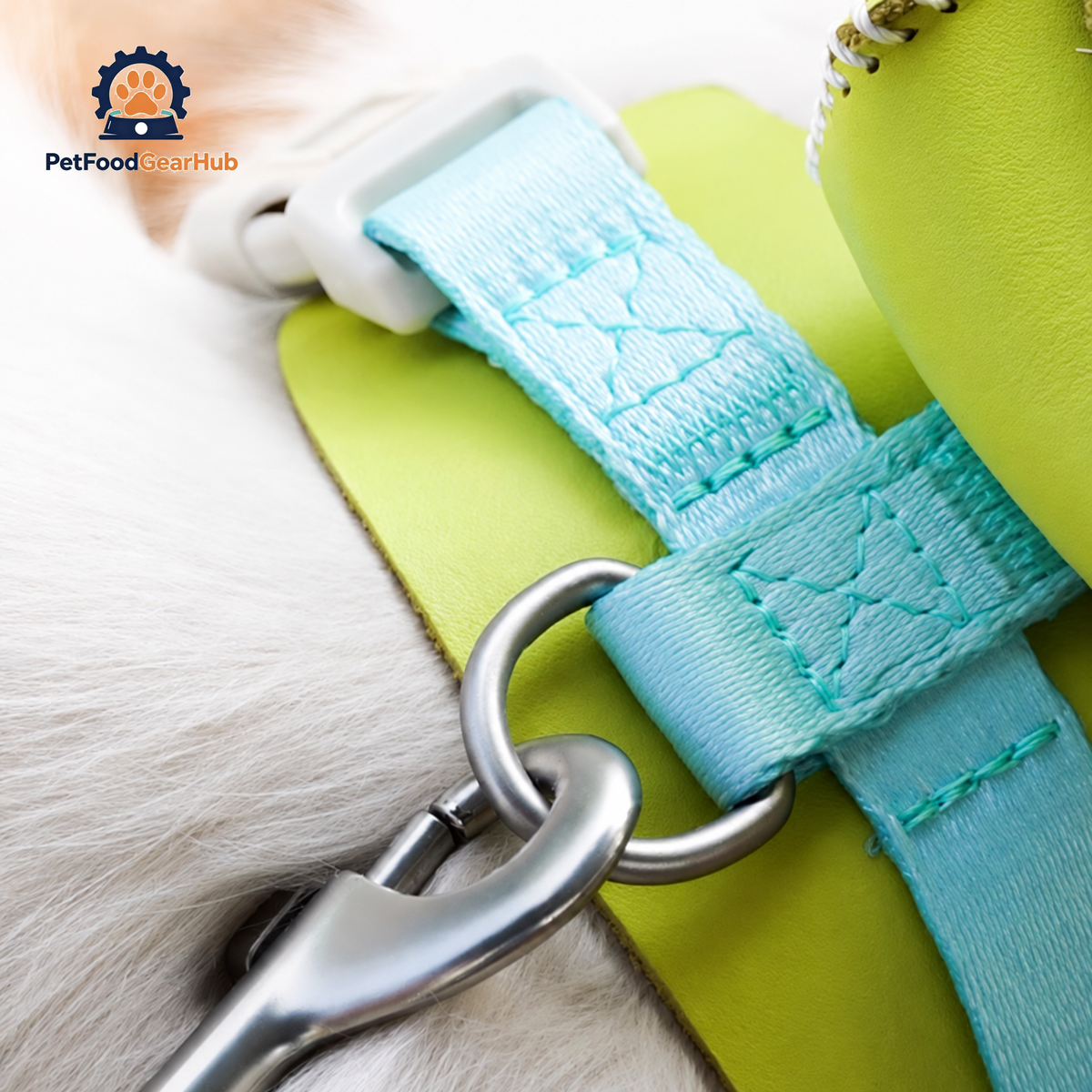 Leash Attachment D-ring on an H-Style Cat Harness | PetFoodGearHub