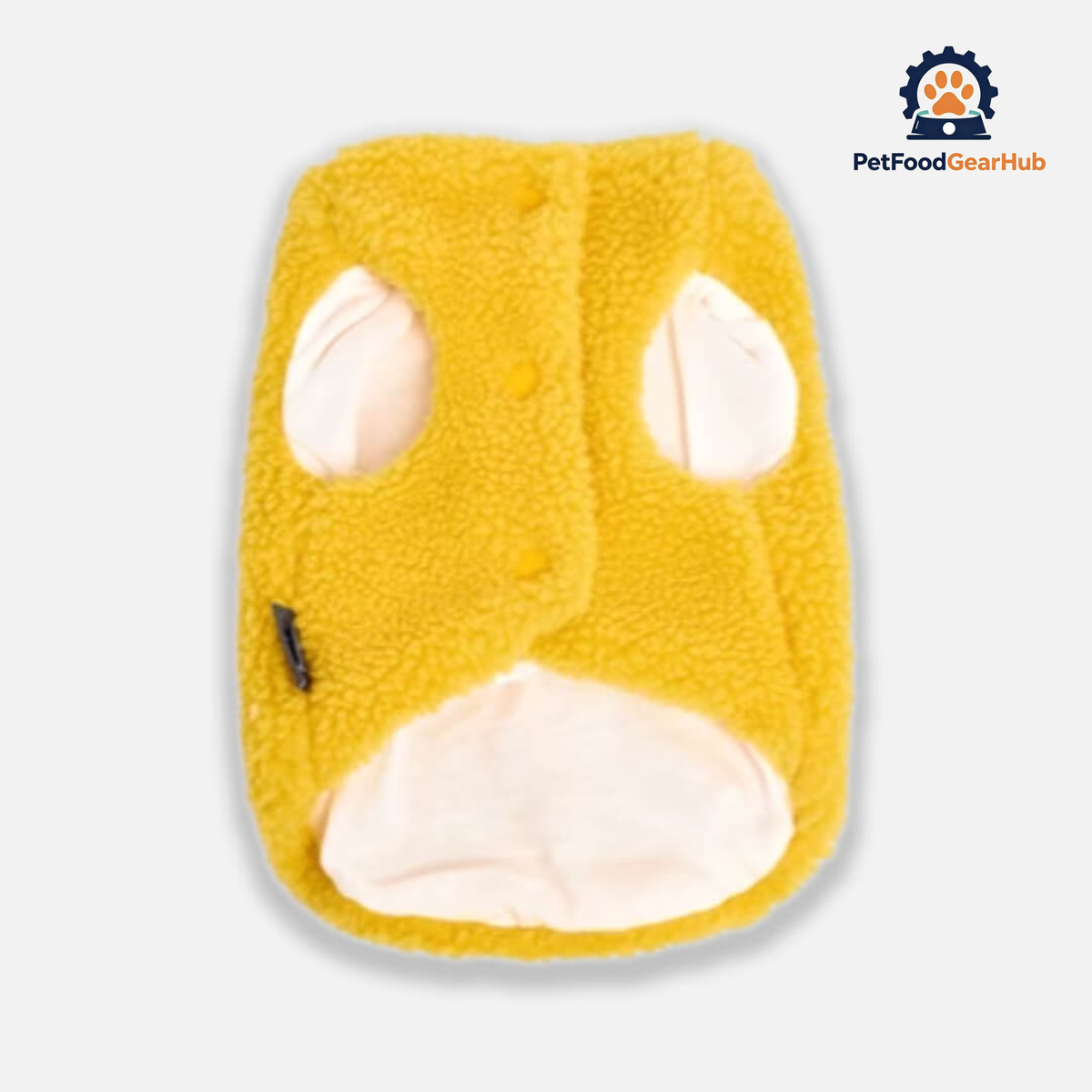 Yellow Fleece Penguin Vest for Cats & Kittens | PetFoodGearHub