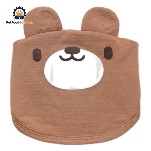 Brown Teddy Bear Cat Vest | Cute Cat Vest | PetFoodGearHub