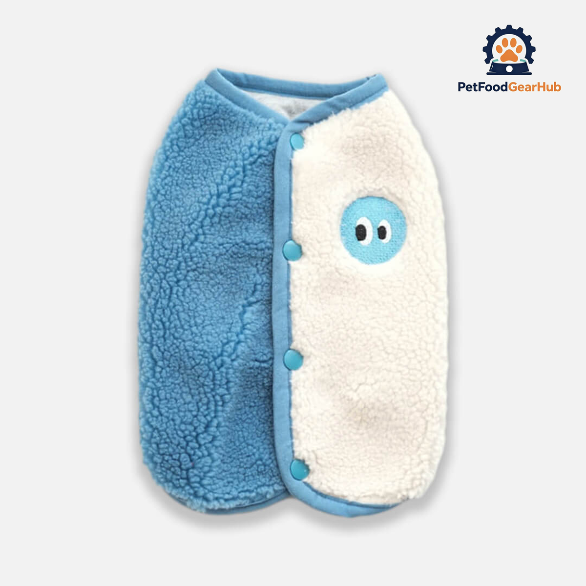 Meowster Cat Vest | Blue Vest for Cats & Kittens | PetFoodGearHub
