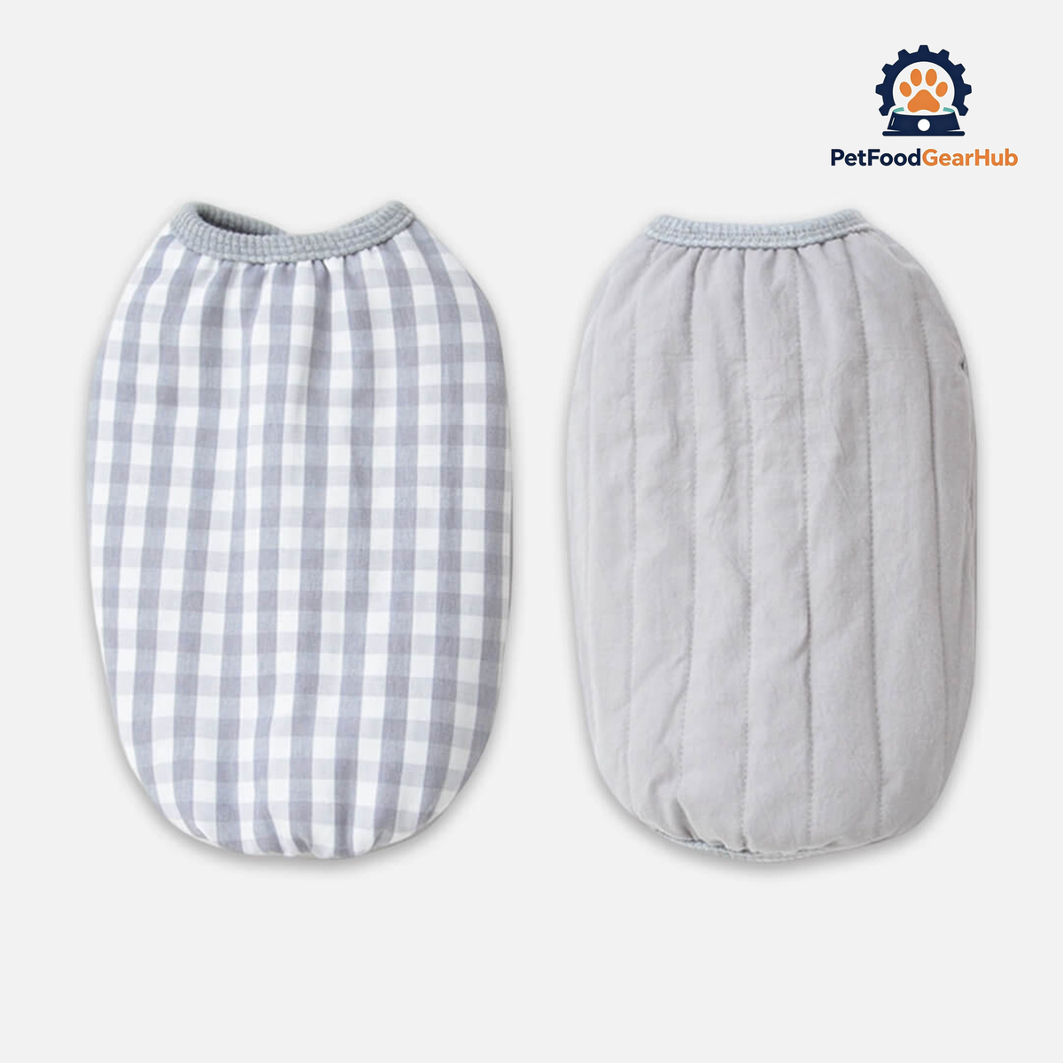Gray Reversible Jacket for Cats & Kittens | PetFoodGearHub