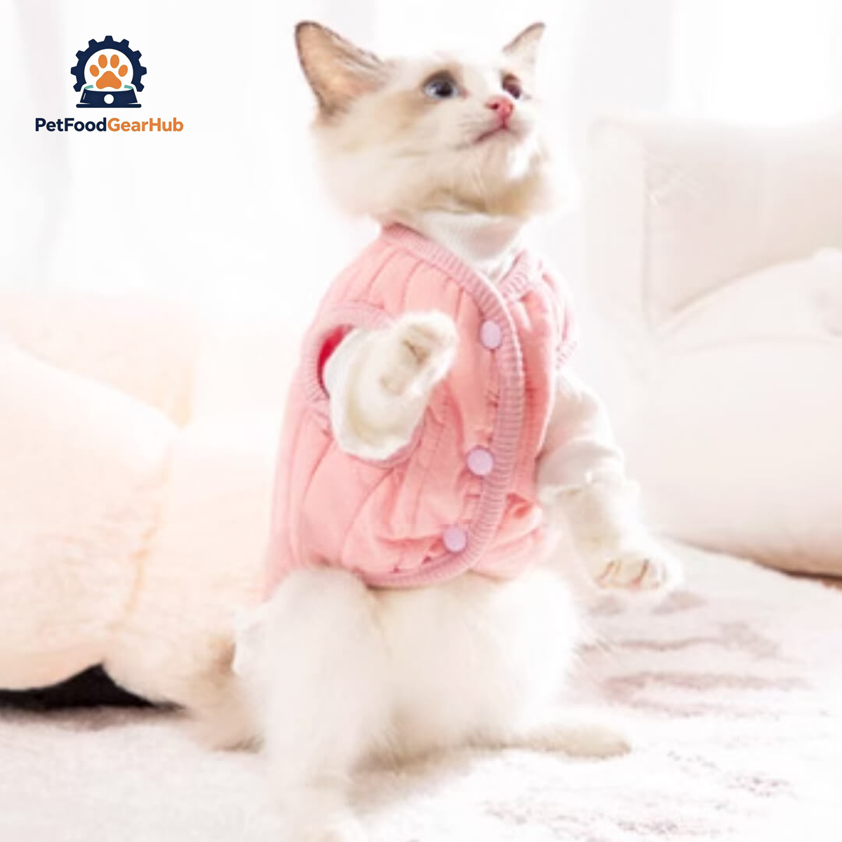 Kitten in Pink Reversible Jacket | PetFoodGearHub