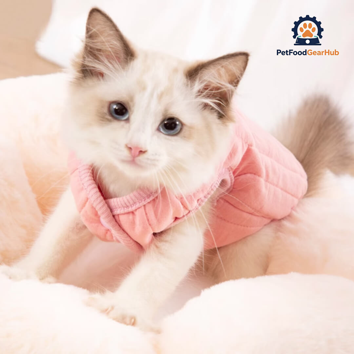 Kitten in Pink Reversible Jacket | PetFoodGearHub