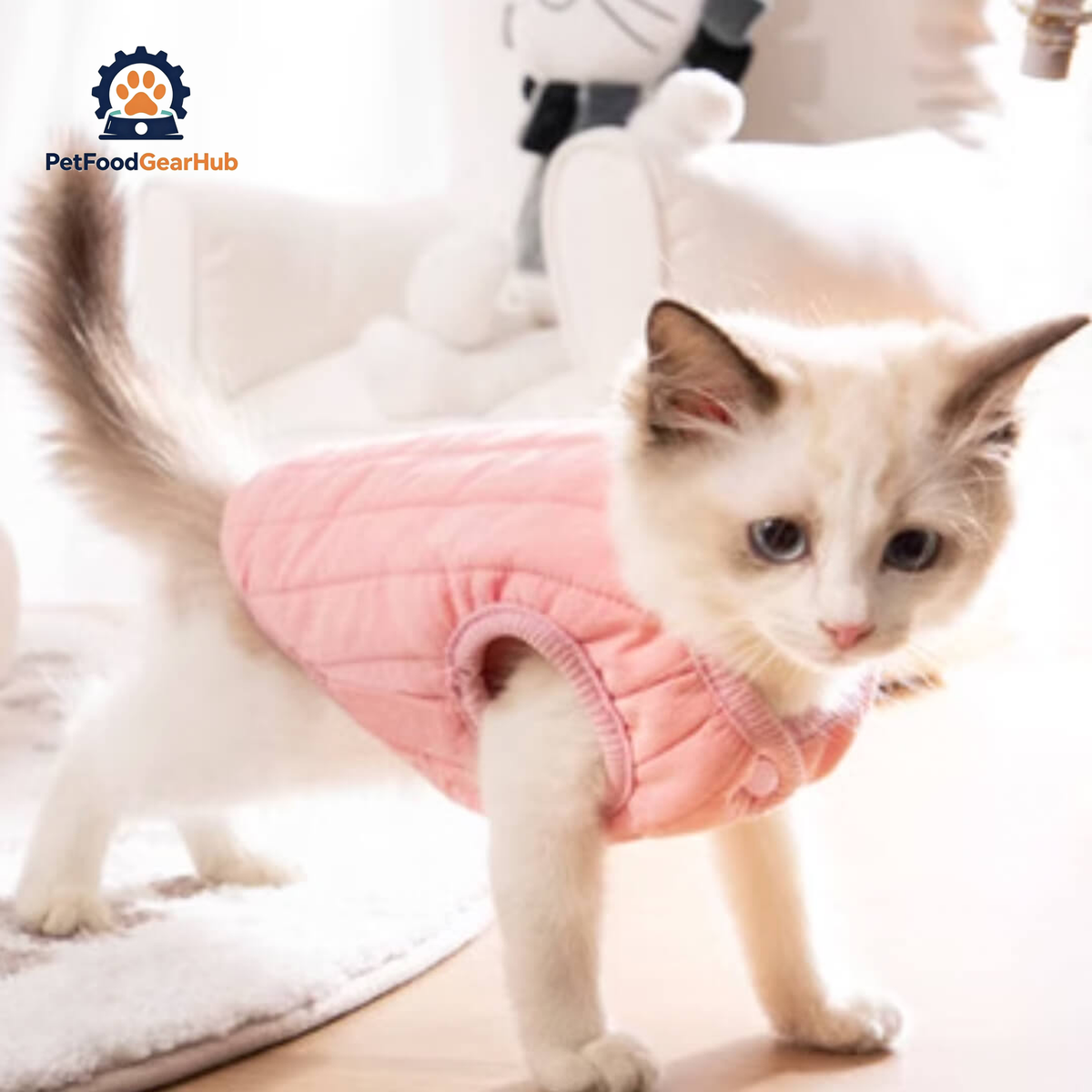 Kitten in Pink Reversible Jacket | PetFoodGearHub
