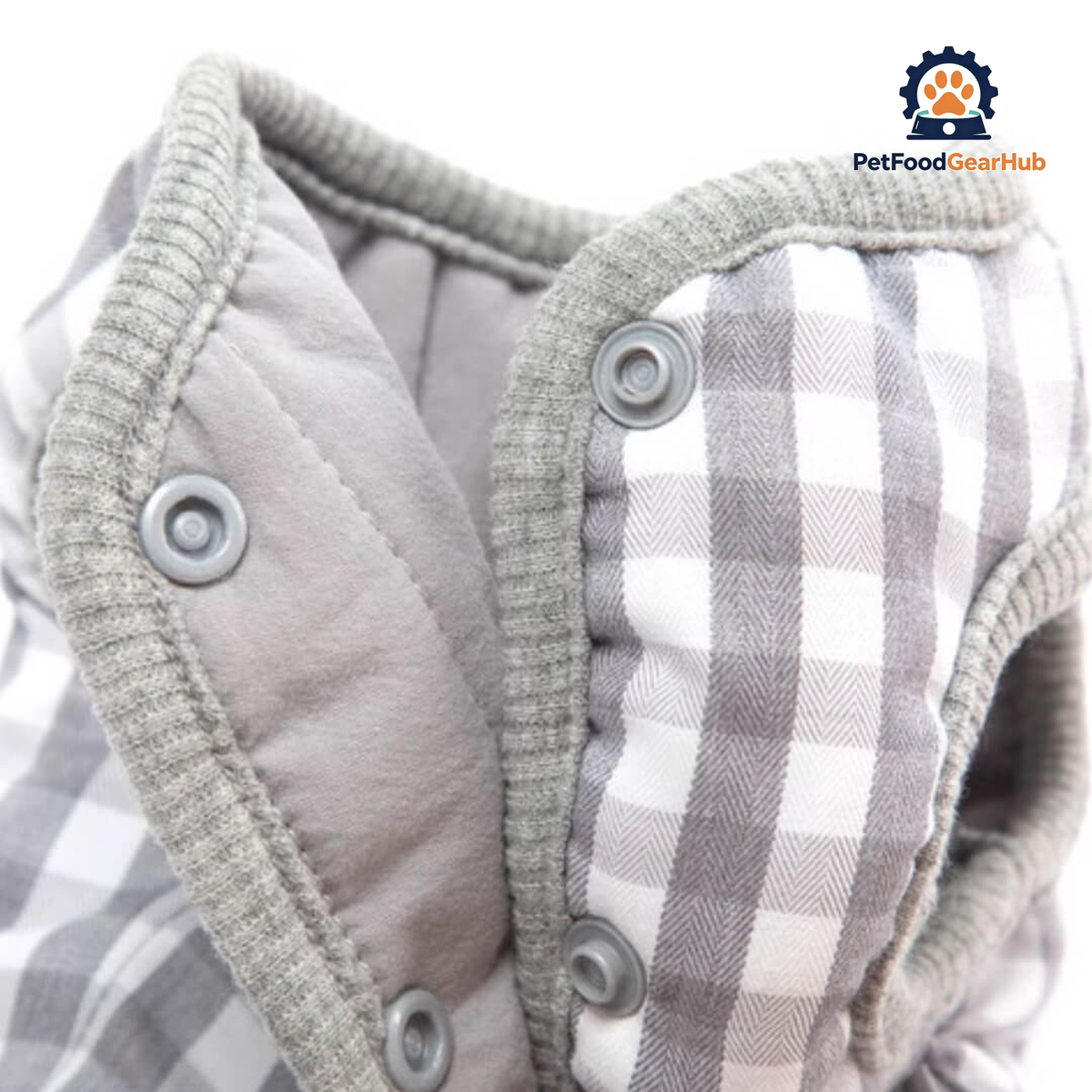 Gray Reversible Jacket for Cats & Kittens | PetFoodGearHub