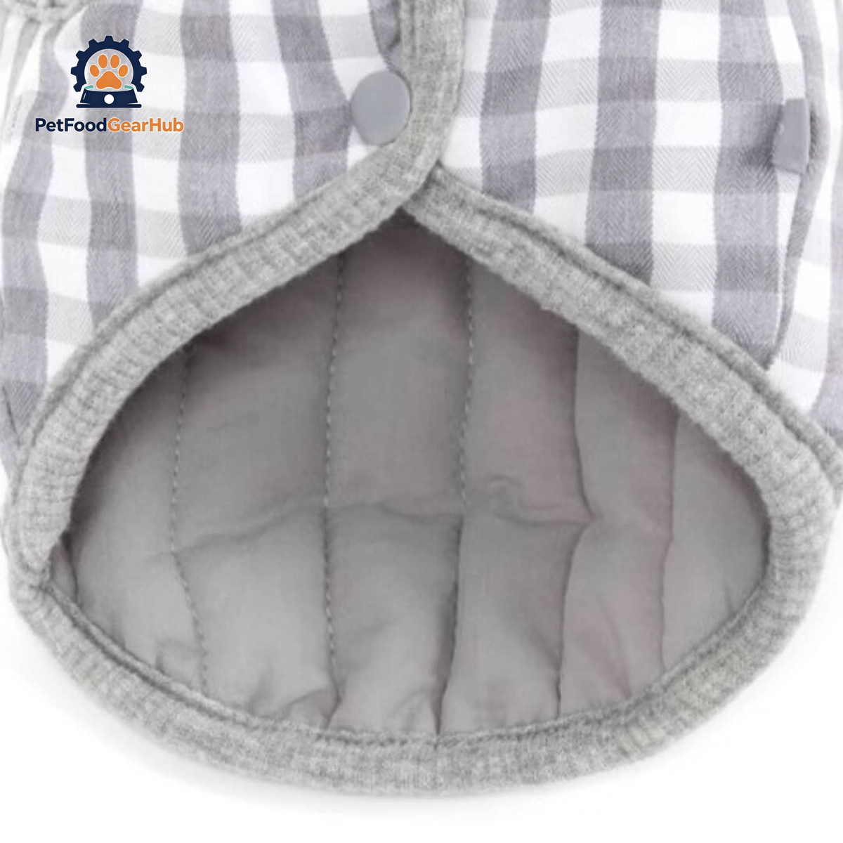 Gray Reversible Jacket for Cats & Kittens | PetFoodGearHub
