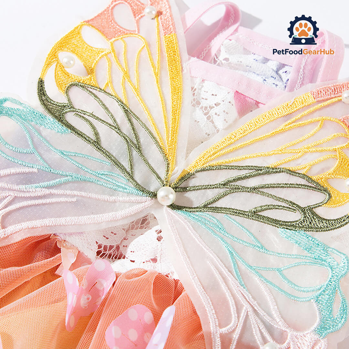 Fairy Cat Dress | Butterfly Summer Dress for Cats | PetFoodGearHub