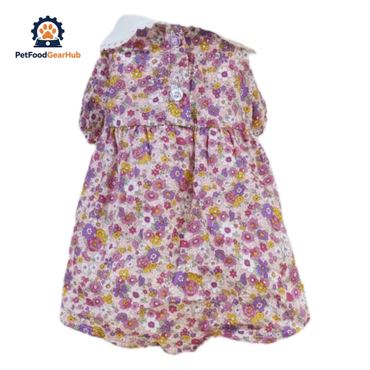 Little Princess Cat Dress & Hat Set | Cat Clothes | PetFoodGearHub