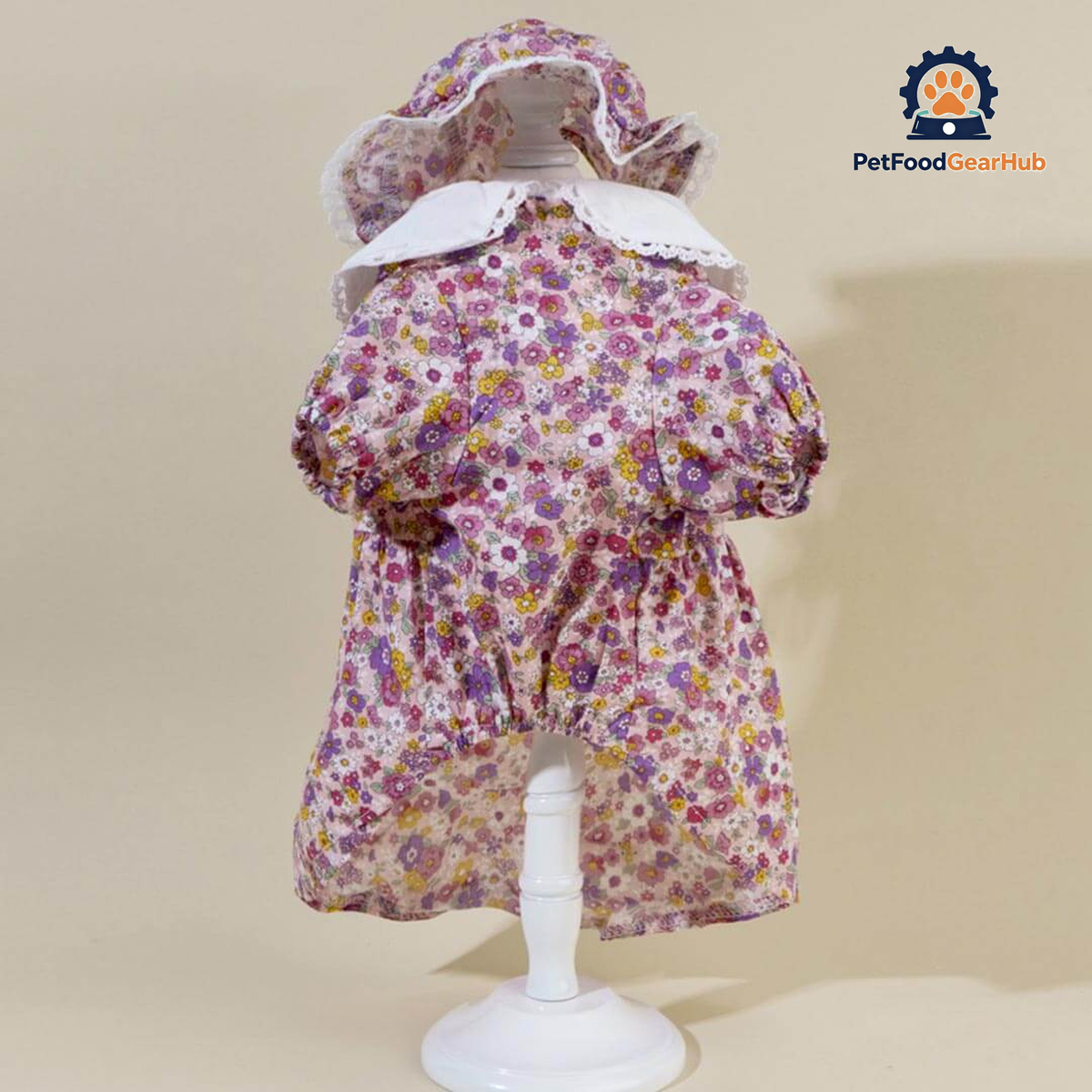 Little Princess Cat Dress & Hat Set | Cat Clothes | Dress for Cats | PetFoodGearHub
