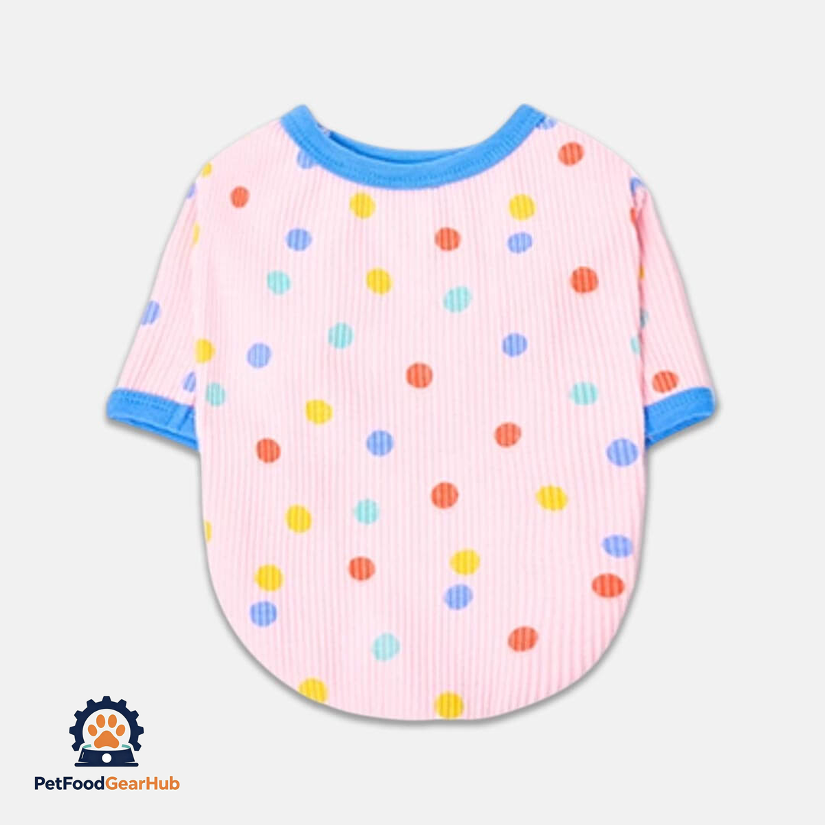 Cute Pink Polka Dot Cat Shirt for Cats & Kittens | PetFoodGearHub