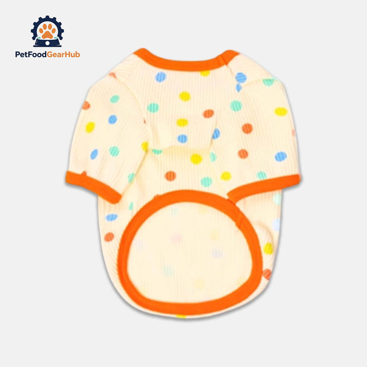 Cute Yellow Polka Dot Cat Shirt for Cats & Kittens | PetFoodGearHub