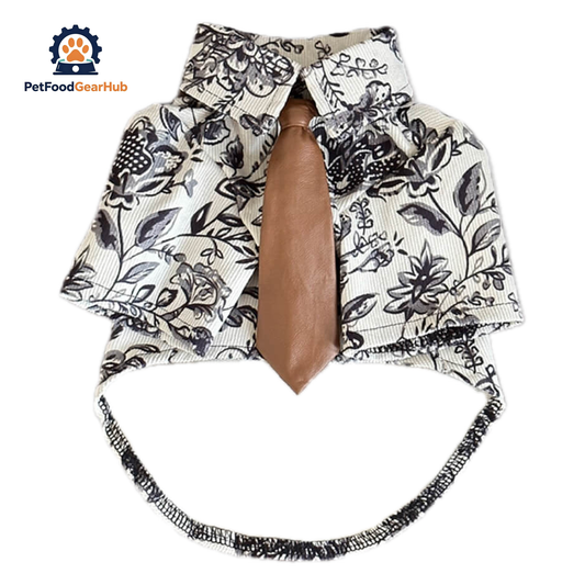 Corduroy Floral Shirt for Cats & Kittens | PetFoodGearHub