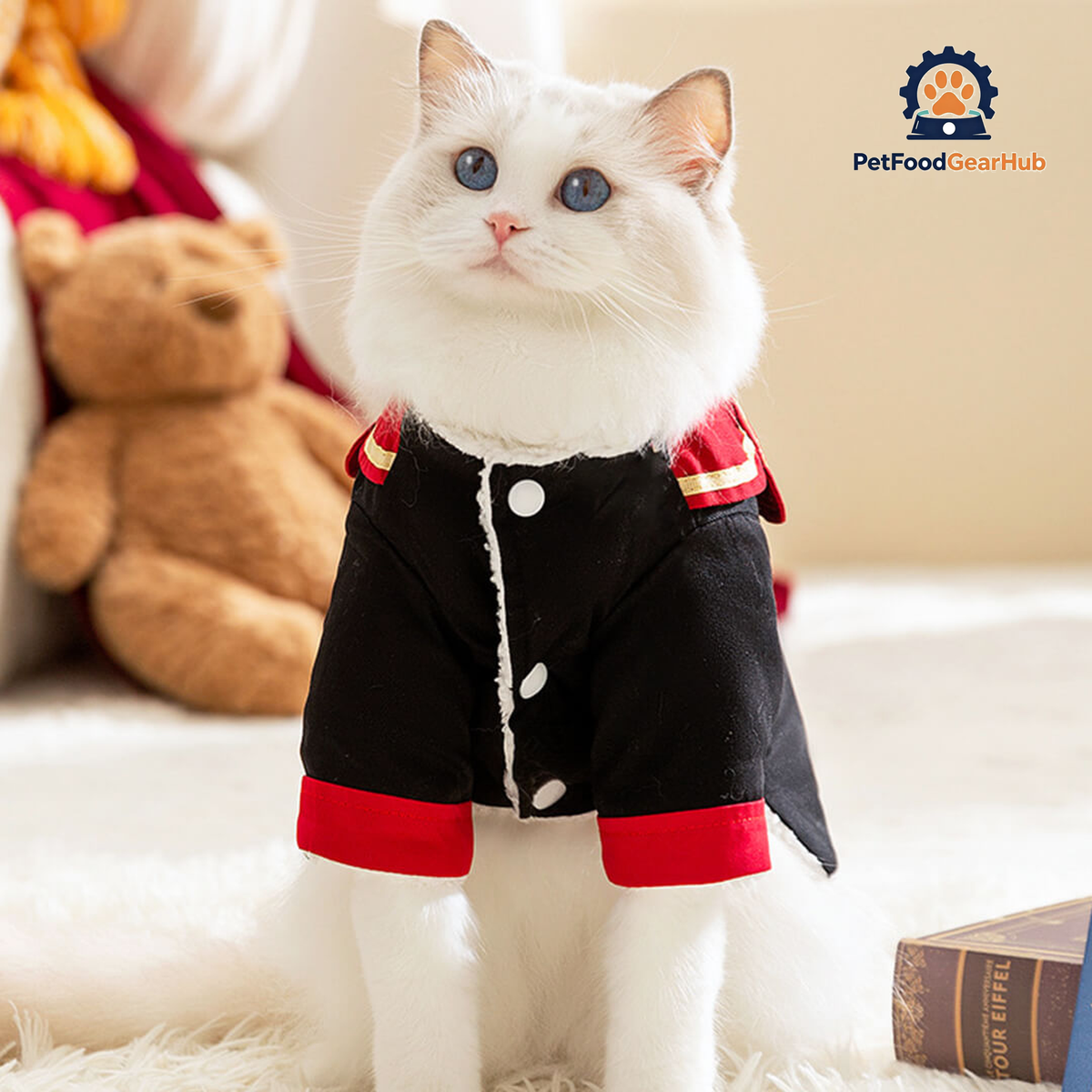 Cat in Mewzard Winter Fleece Shirt | PetFoodGearHub