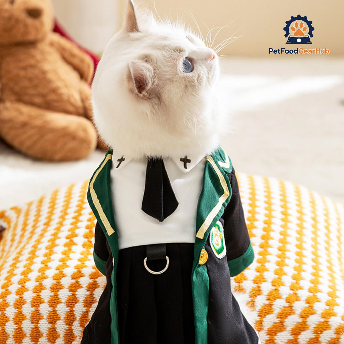 Cat in Mewzard Winter Fleece Shirt | PetFoodGearHub