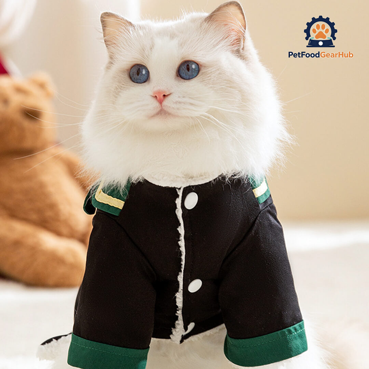 Cat in Mewzard Winter Fleece Shirt | PetFoodGearHub