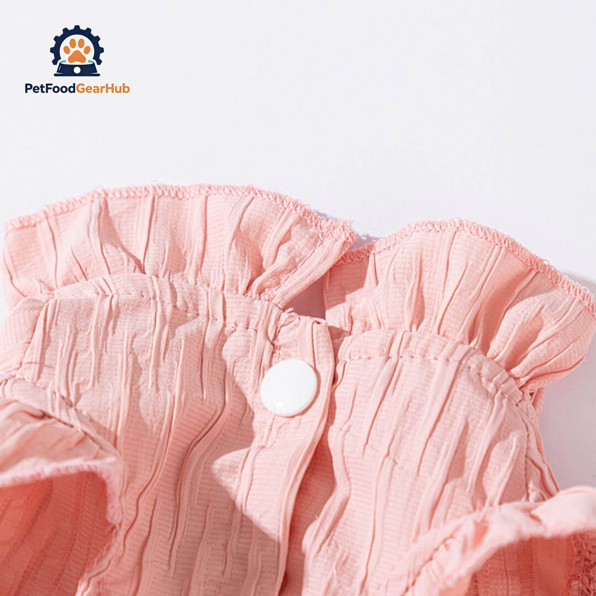 Pink Tulip Cat Dress | Cute Ruffle Cat Clothes | PetFoodGearHub