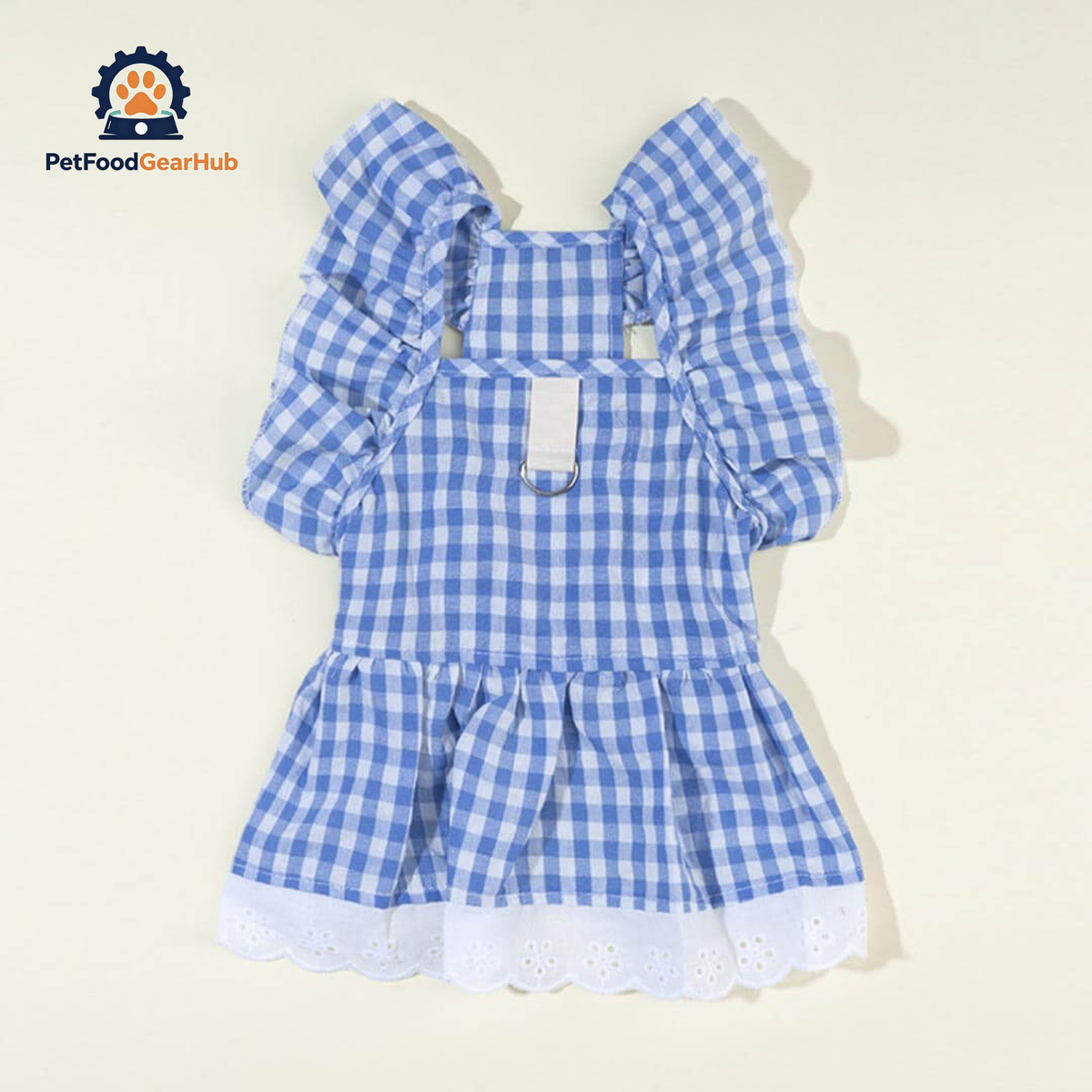 Checkers Cat Dress & Bow Set | Dress for Cats | PetFoodGearHub