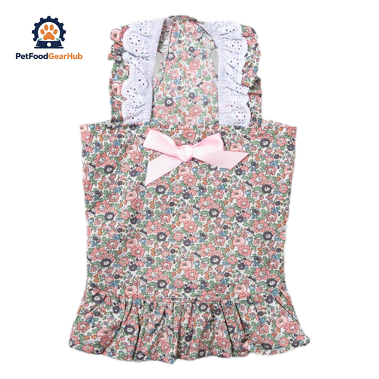 August Cat Dress | Cat Clothes | Pet Clothes | PetFoodGearHub