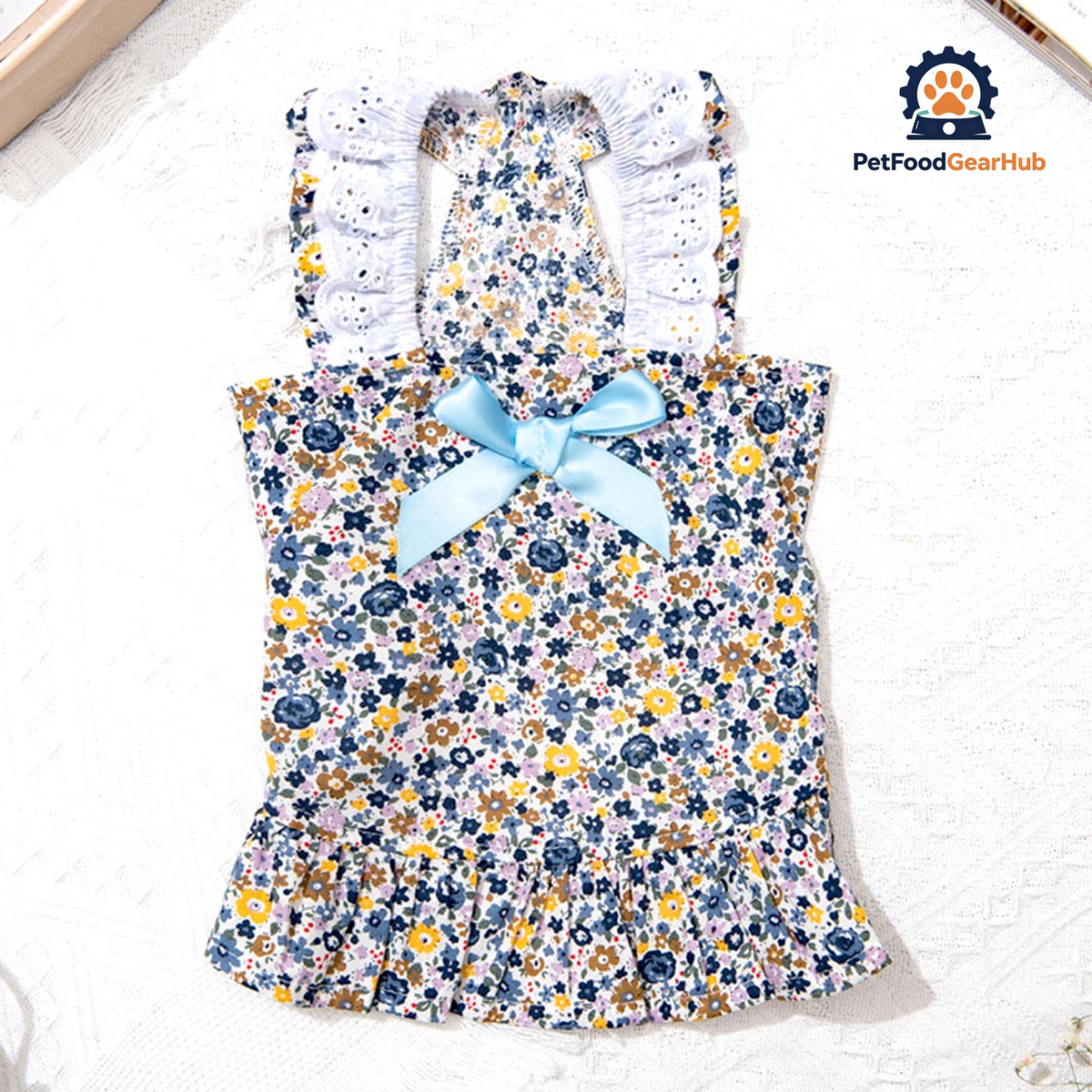 August Cat Dress | Cat Clothes | Pet Clothes | PetFoodGearHub