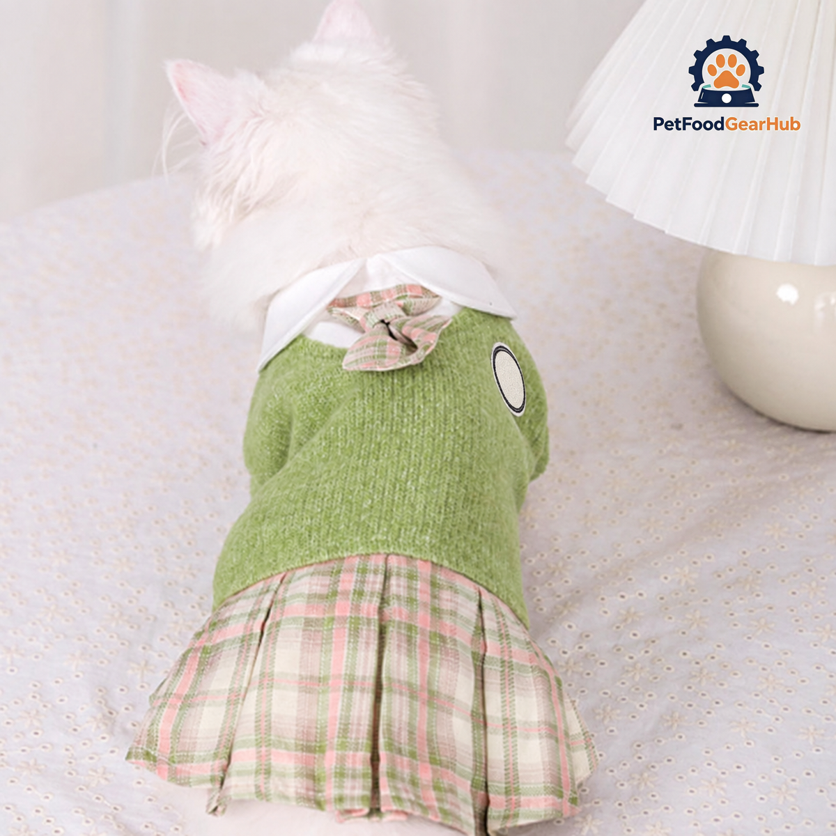Bella Cat Dress | Cat with Dress | Cat Clothes | PetFoodGearHub