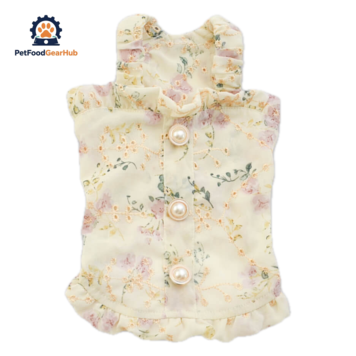 Flora Cat Dress | Elegant Dress for Cats & Kittens | PetFoodGearHub