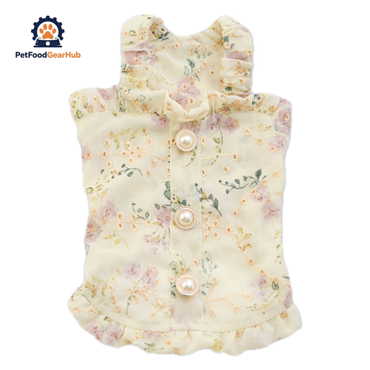 Flora Cat Dress | Elegant Dress for Cats & Kittens | PetFoodGearHub