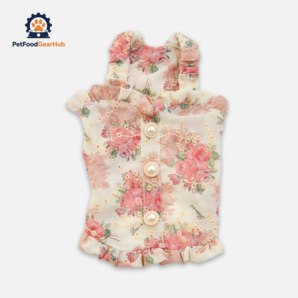 Flora Cat Dress | Elegant Dress for Cats & Kittens | PetFoodGearHub