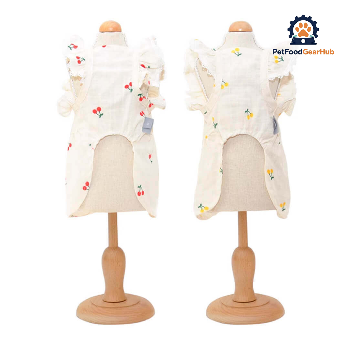 Cherry Print Dresses for Cats | PetFoodGearHub