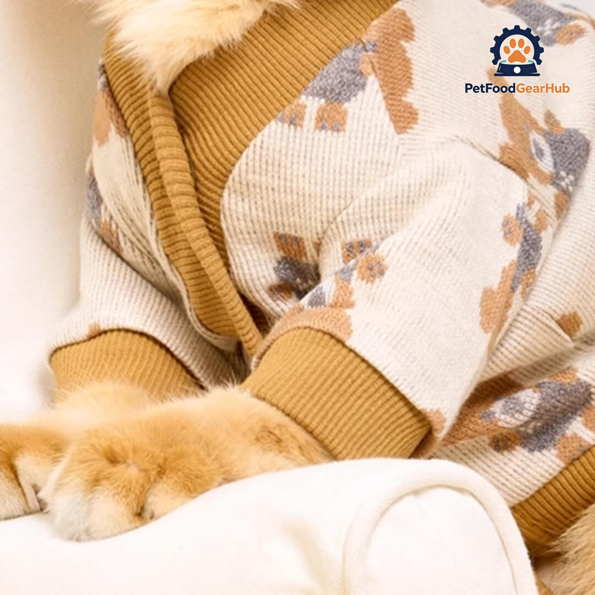 Teddy Cat Cardigan | Cute Cardigan for Cats | PetFoodGearHub