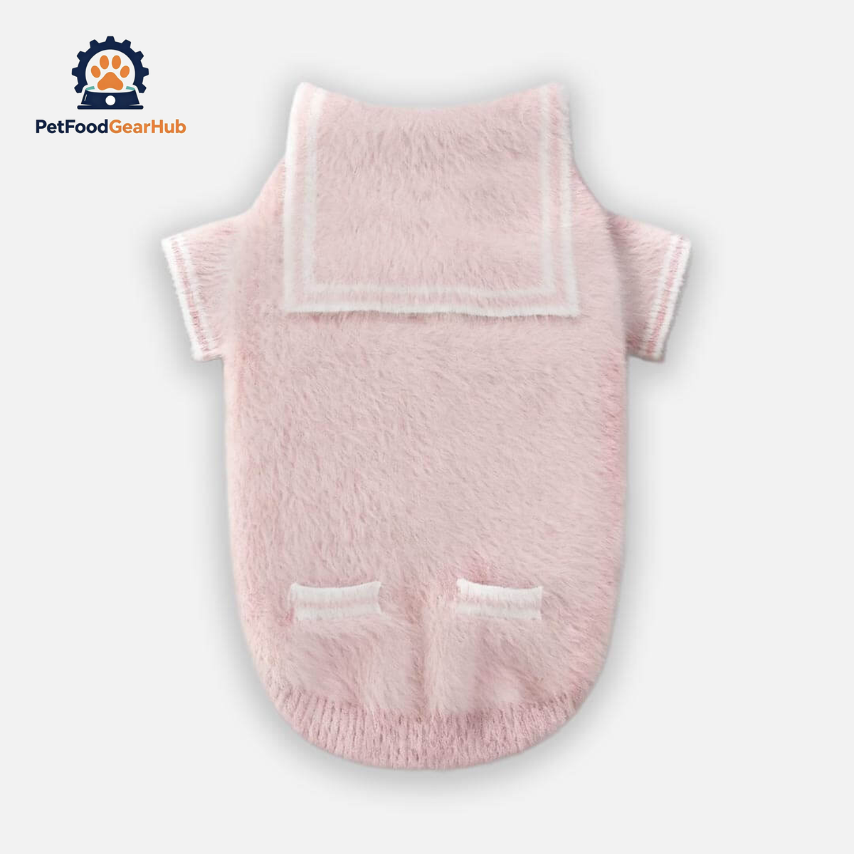 Pink Sailor Cat Cardigan | Cute Cat Sweater | PetFoodGearHub