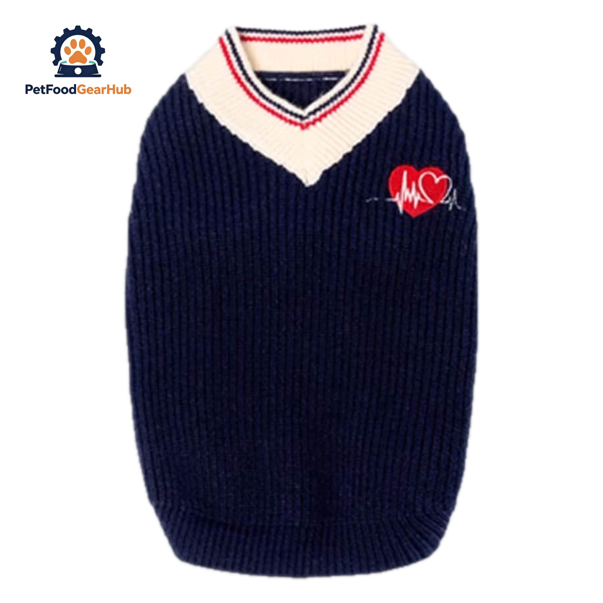 Blue Preppy Sweater for Cats & Kittens | Cat Clothes | PetFoodGearHub
